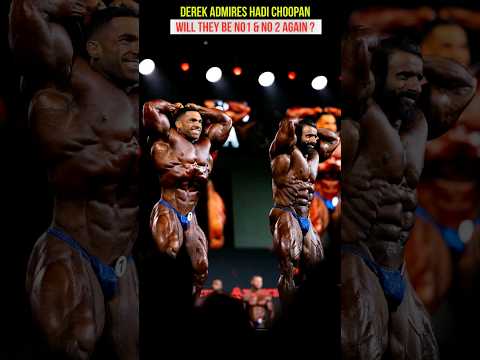Derek Lunsford admiring Hadi Choopan and believe that they will be 1 & 2 again at Mr Olympia 2023