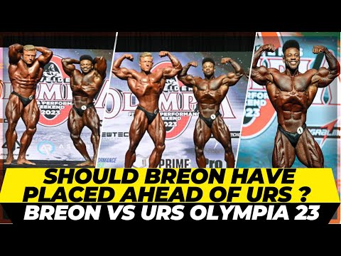 Breon Ansley vs Urs Mr Olympia 2023+Should Breon have been 3rd?Was this the Best Breon ?Comparisons