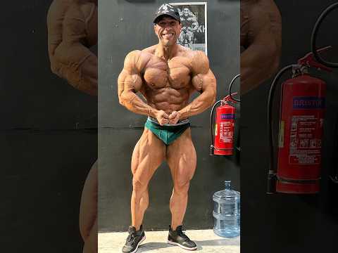 Michael Daboul looking shredded to the bone 12 days out of his next show #bodybuilding #classic