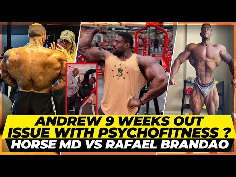 Andrew Jacked 9 weeks out of Arnold 2024 . Will he Train with Psycho ? Horse Md vs Rafael Brandao