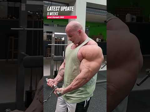 Michal Krizo’s arms are nuts , Still Ripped