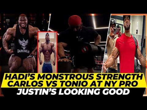 How much can Hadi improve from the Olympia to the Arnold ? Carlos vs Tonio + Justin looks impressive