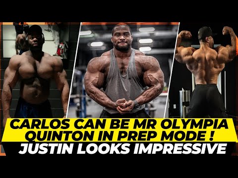 Carlos Thomas jr can be Mr Olympia + Quinton in Prep mode now + Justin is looking very impressive