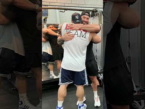 Chris Bumstead and Ramon dino working out together for Ramon ‘s Arnold prep 2024