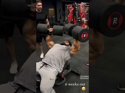 Hadi Choopan’s strength is ridiculous,  6 weeks out of Arnold