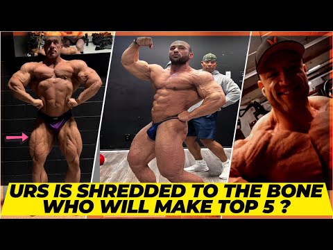 Shawn Ray teaching Shaaban Classic Posing for Arnold 2024 + Antoine looks very balanced + Urs