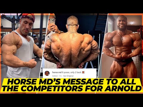 Horse Md’s Insane back width 10 days out of Arnold 2024 + Antoine Vaillant’s see through Skin + Sibu