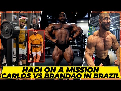 Hadi Choopan is on a mission , Insane lifts 8 days out + Carlos looks nuts + Rafael is ready for war