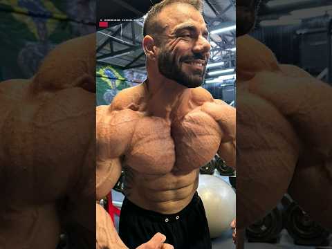 Rafael Brandao in its purest and raw form 8 days out of Arnold 2024