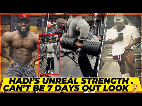 Hadi Choopan’s crazy lifts 7 days out + Akim’s 7 days out condition isn’t looking good + Terrence
