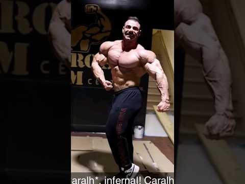 Rafael Brandao looking full even after low carbing for 8 days , Insane Reaction ?