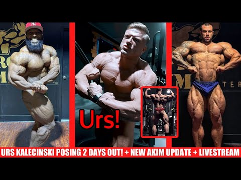 FINALLY an URS Kaleckinski Physique Update + New Akim Update + 2 Days Out Horse,  Mo, Justin +MORE