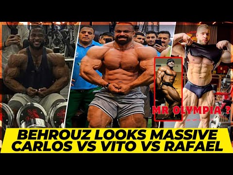 Rafael Brandao can be Mr Olympia + Behrouz looking monstrous + Carlos vs Vito vs Brandao at Arnold