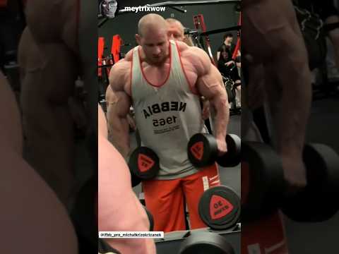Michal Krizo looking monstrous and freaky at the start of his prep for 2024