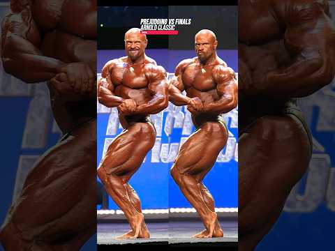 James Hollingshead Arnold Classic 2024 prejudging vs finals comparisons