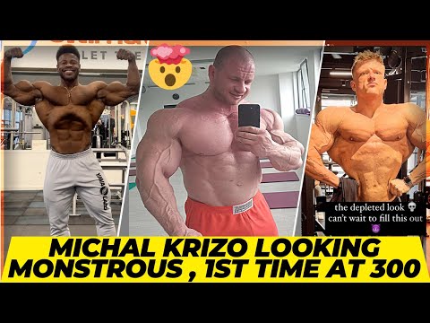 Michal Krizo looking monstrous,Hits 300 lbs for the 1st time in his bodybuilding career+Breon vs Urs