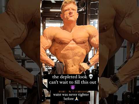 Urs Kalecinski looking dry and ripped , ready for redemption in 3 days at Arnold Classic UK 2024