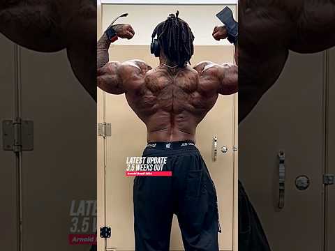 Tonio Burton 3.5 weeks out of 2024 Arnold Classic Brazil