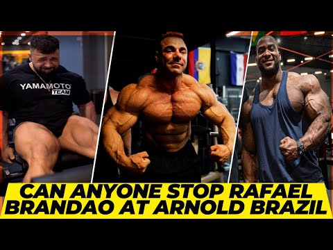 Who can challenge Rafael Brandao at Arnold Classic South America ? Regan Grimes in prep mode now