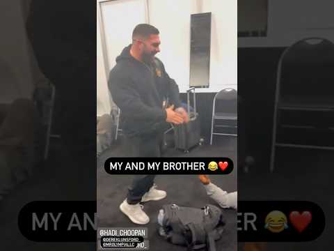 Derek Lunsford & Hadi Choopan having fun at 2024 Arnold Sports weekend ?