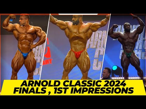 Arnold Classic 2024 finals open bodybuilding .  1st IMPRESSIONS + Did Samson close the gap ?