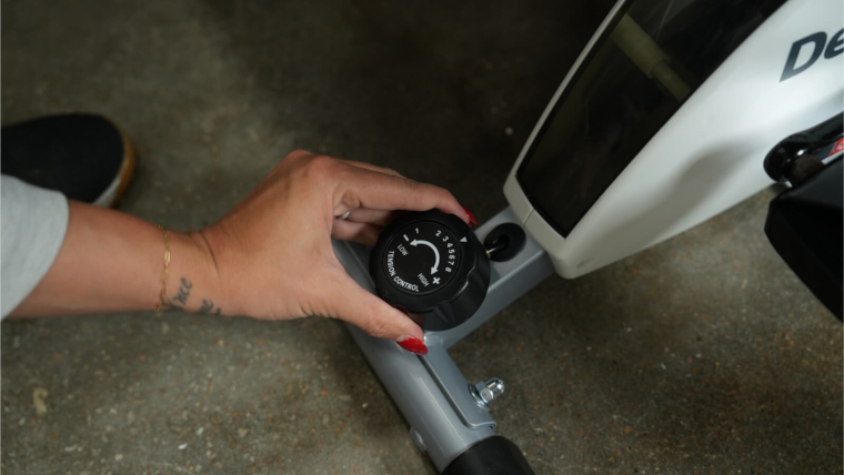 Adjusting the DeskCycle2 Under-Desk Elliptical.