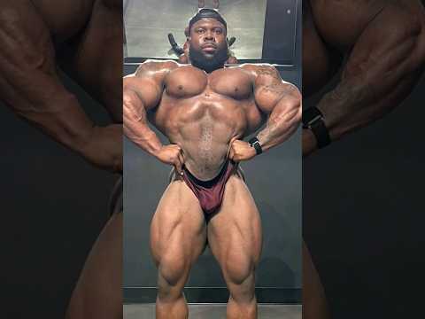 Keone Pearson only weighed 199 lbs at the Olympia stage last year