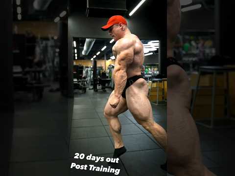 Martin Fitzwater at 20 days out , But his conditioning doesnt look like 3 weeks out