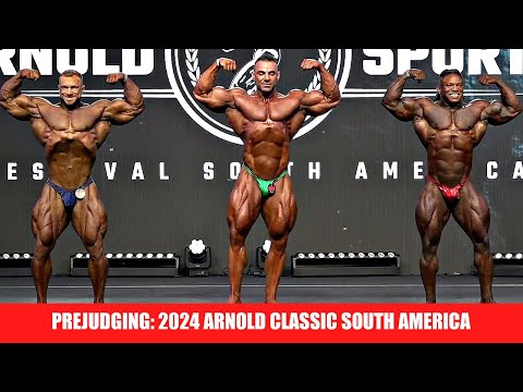 Prejudging Top 3 : 2024 Arnold Classic South America : GoodVito, Rafael, and Tonio