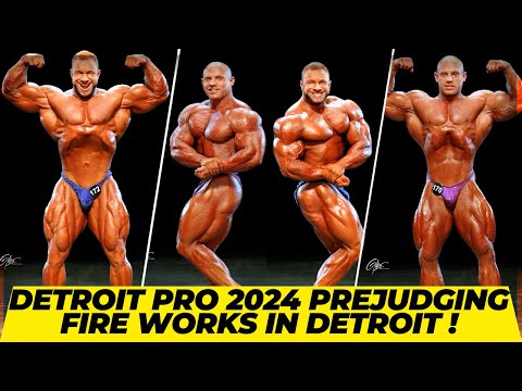 Detroit Pro 2024 prejudging + Fire works in DETROIT ! Goodvito vs Martin Fitzwater