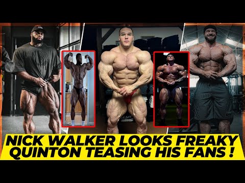 Nick Walker looks freaky 4.5 weeks out + Quinton might do NY Pro + James still shredded +Foda + Matt